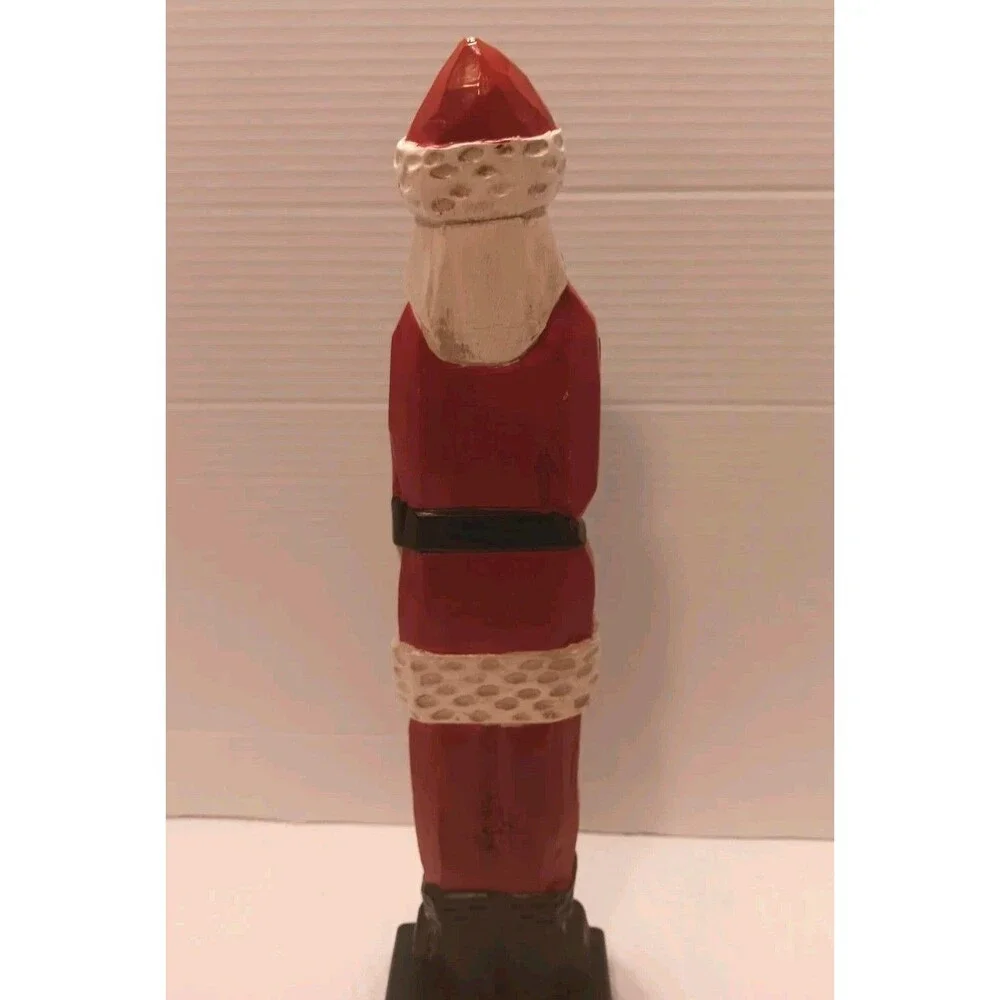 Vtg 1994 Mercuries Old World Santa Figurine 1848 Switzerland Wood Carved